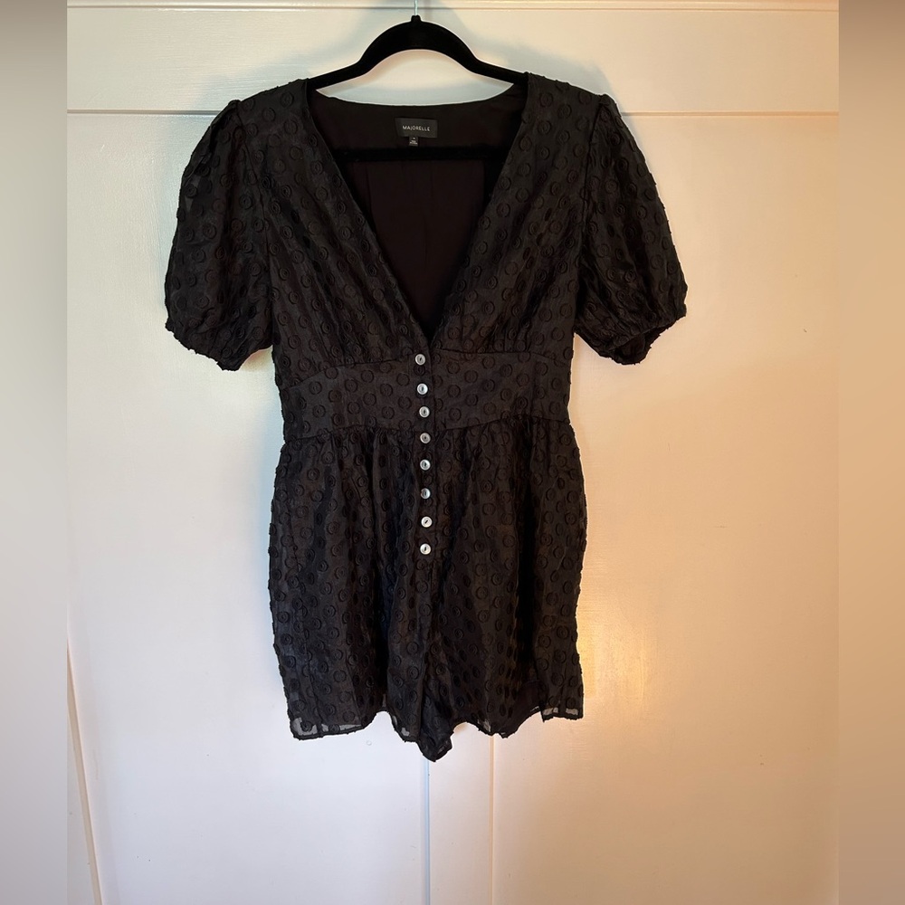 Majorelle Walsh Romper in black